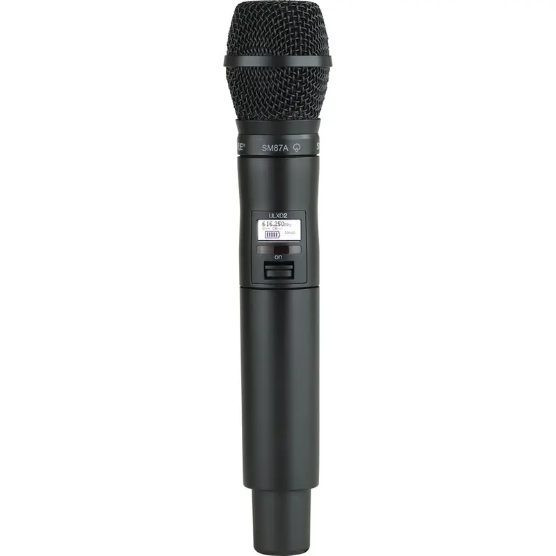 Shure ULXD2/SM87 Digital Handheld Transmitter with SM87 Capsule - V50 Band