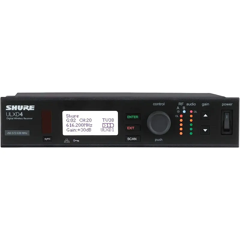 Shure ULXD4 Digital Wireless Receiver - J50A Band