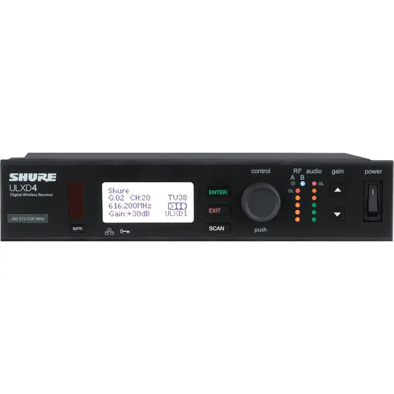 Shure ULXD4-GV Digital Wireless Receiver - H50 Band