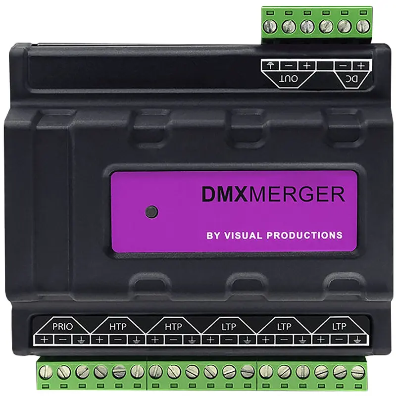 Antari DMX Merger DIN Rail DMX Merger - 6 Input and 1 Output