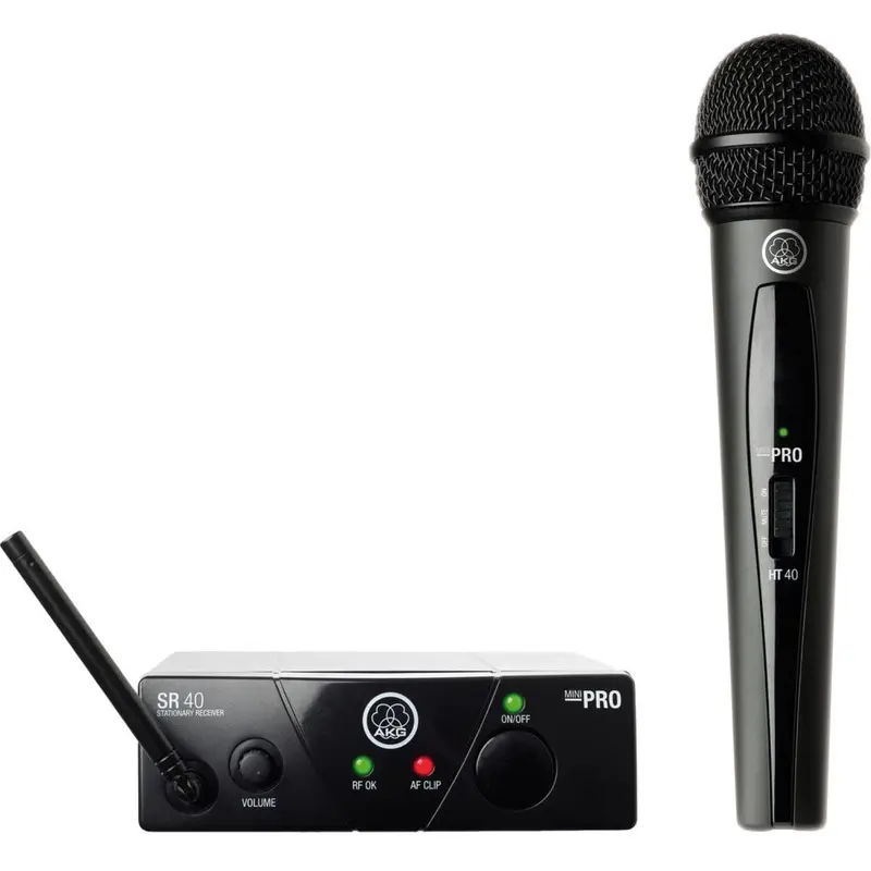 AKG 3347X00130 / WMS40 Mini Single Vocal Set Wireless Microphone System - Band US25-C
