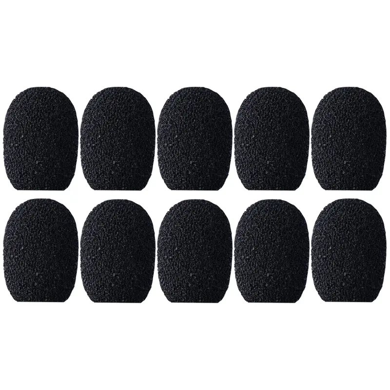 AKG 6500H00420 / W82 (10 Pack) Windscreens for LC82 MD MicroLite Microphones - Black