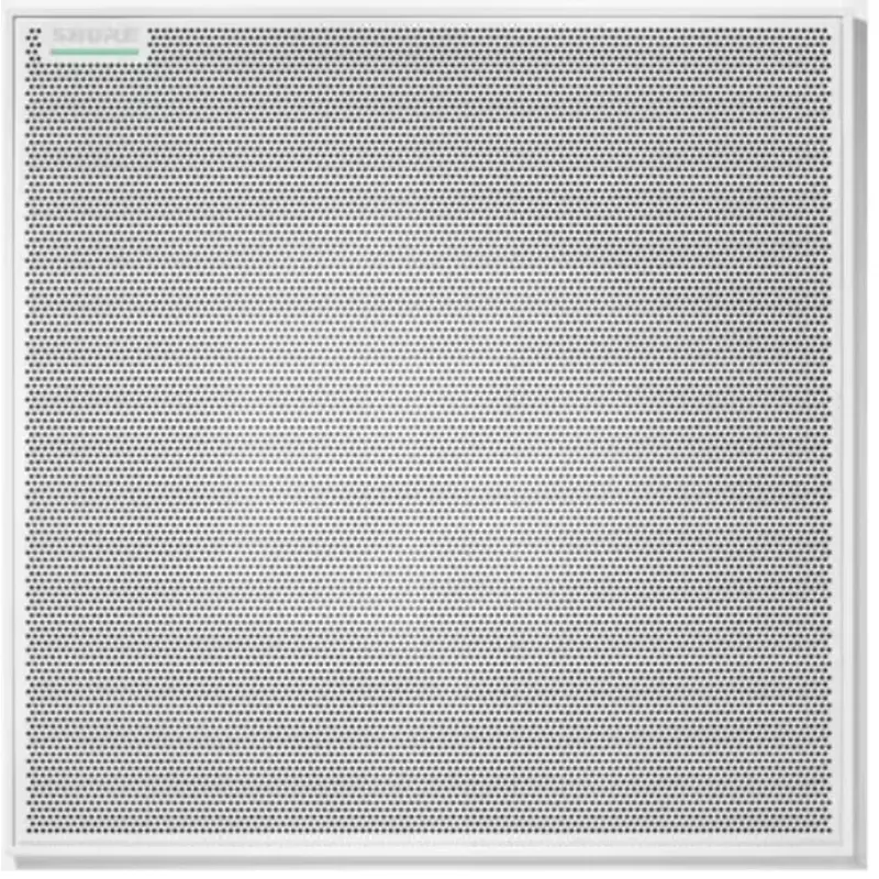 Shure MXA920W-S Ceiling Array Microphone - Square - 24-Inch - White
