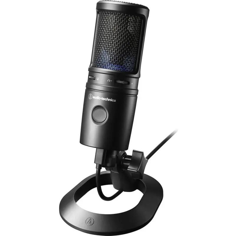 Audio-Technica AT2020USB-X Cardioid Condenser USB Microphone with Desk Stand / Pop-Filter