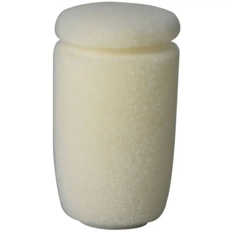 Audio-Technica AT8109WH Small 2-Stage Foam Windscreen - White