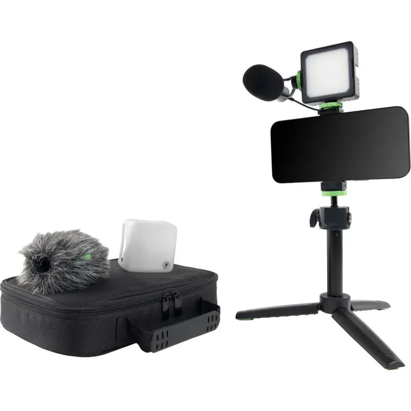 Mackie EM-93MK Phone/Camera Microphone and LED Light Kit