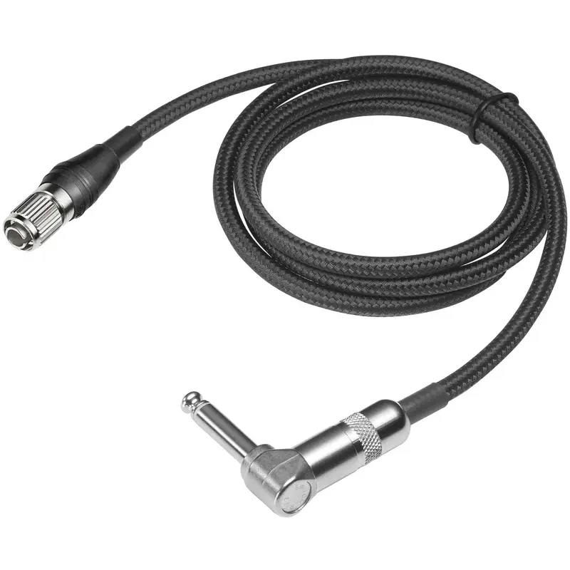 Audio-Technica AT-GRCH-PRO Professional 1/4 Inch TS Cable with Angle Connector / cH-Style Body-Pack