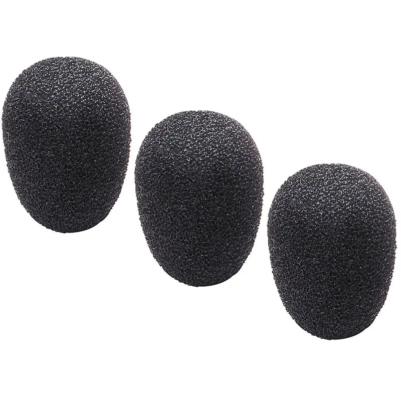 Audio-Technica AT8171 Windscreens for BP892X / BP893X / BP894X Microphones - 3-Pack - Black