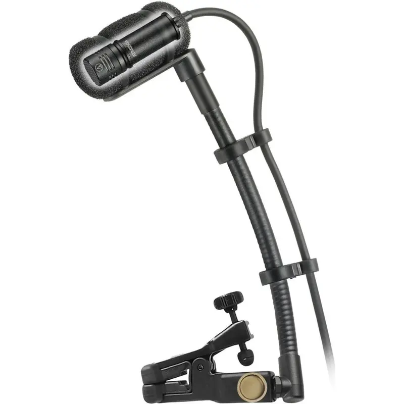 Audio-Technica ATM350UCW Instrument Microphone with Mount / 5-Inch Gooseneck for Wireless Body-Pack
