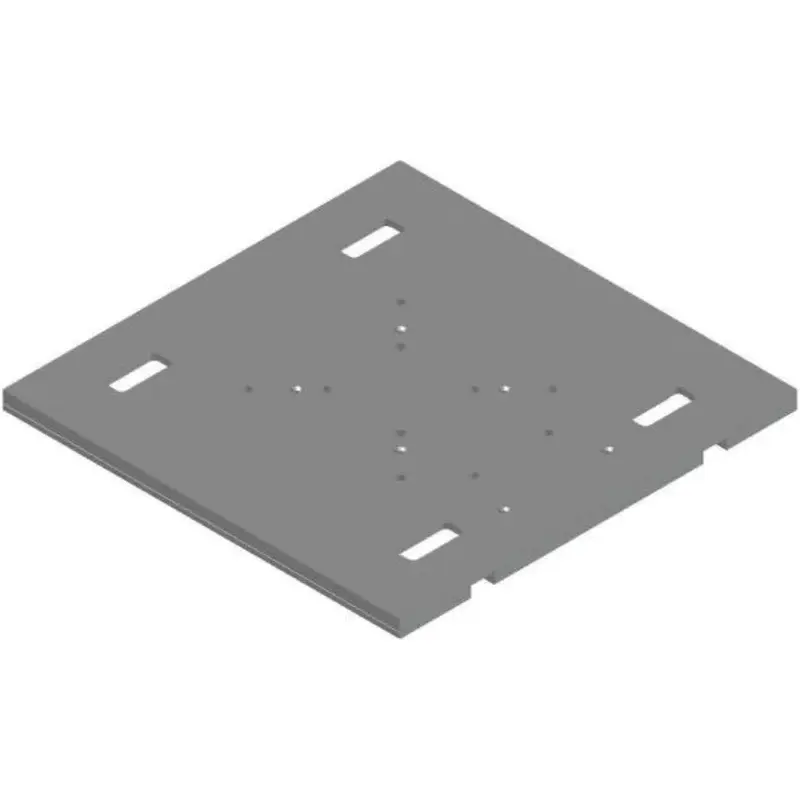 Global Truss DT-GP-BASE36-BLK Heavy Duty Raised 36-Inch Aluminum Truss Plate - Black