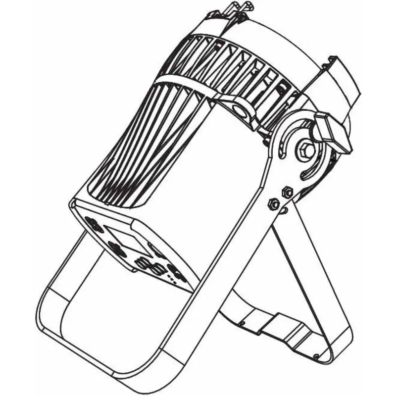 ETC D40 Floor Stand Yoke Combo - Silver