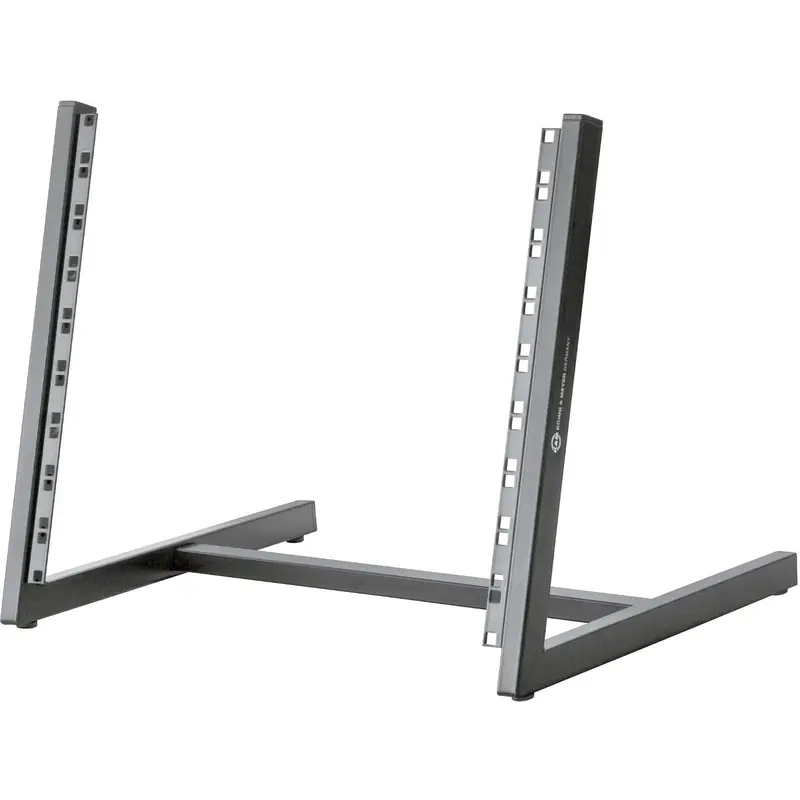 K&M 40900.000.55 Rack Desk Stand - 8 Space Units - Black