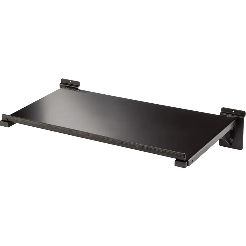 K&M 44155.000.55 Tray - Slatwall Mount - Black