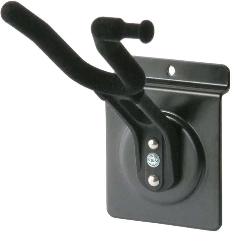 K&M 44210.000.55 Product Holder for Violin - Slatwall Mount - Black