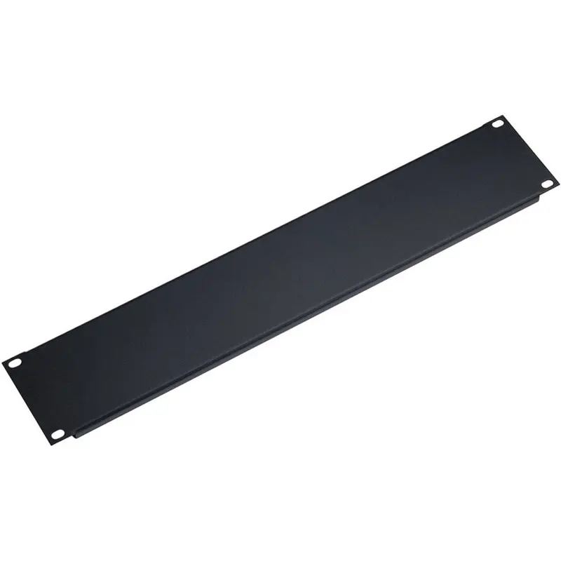 K&M 49421.000.55 Panel - Aluminum - 1 Space - Black
