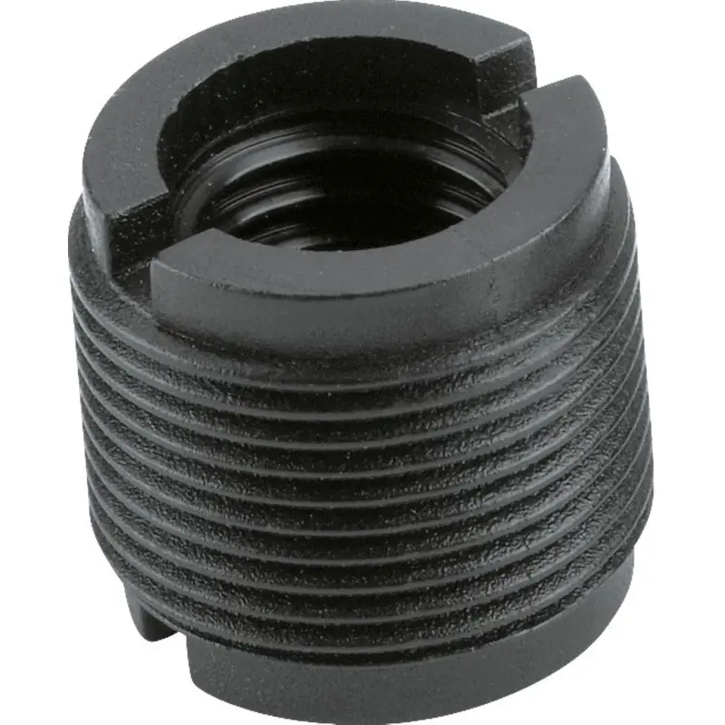 K&M 85040.000.55 Thread Adapter - Plastic - Black
