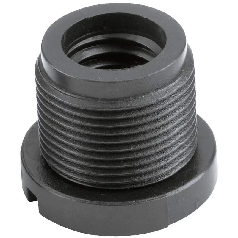 K&M 85045.217.55 Thread Adapter - Plastic - Black