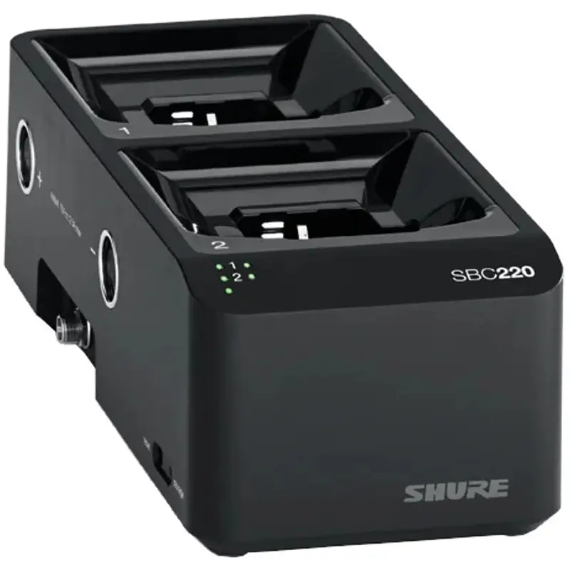 Shure SBC220 2 Bay Networked Docking Charging Station