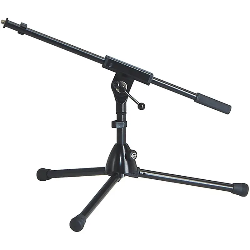 K&M 25910.500.55 Microphone Stand - Extra Low Height - 11.024 Inch - Black