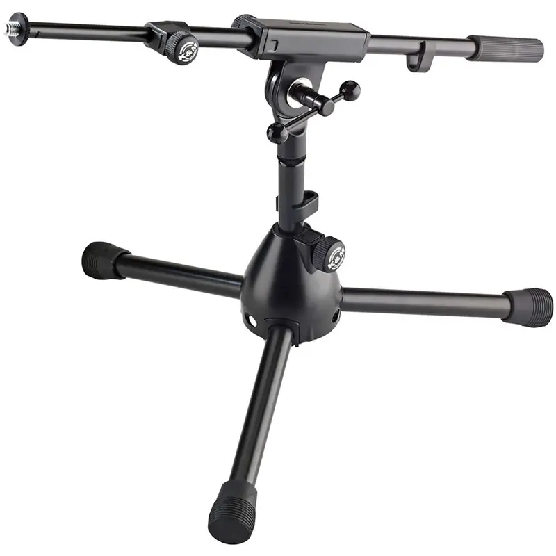 K&M 25950.500.55 Microphone Stand - Rein Extra Low Height - 11.024 Inch - Black