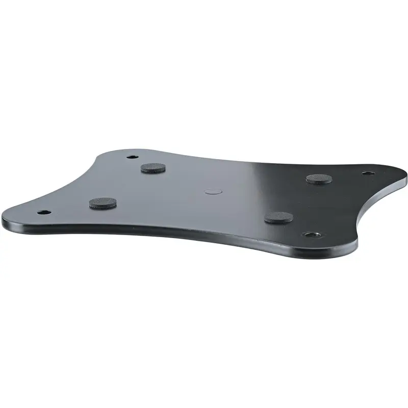 K&M 26748.021.55 Monitor Plate S - 6.393 x 5.906" - Black