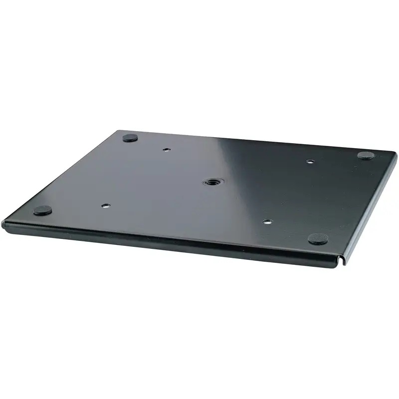 K&M 26749.021.55 Monitor Plate M - 9.646 x 8.071" - Black