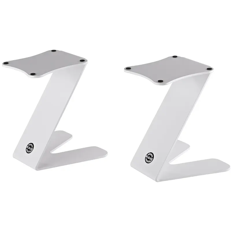 K&M 26773.000.76 Table Monitor Stands - 2x Z-Stands - Pure White