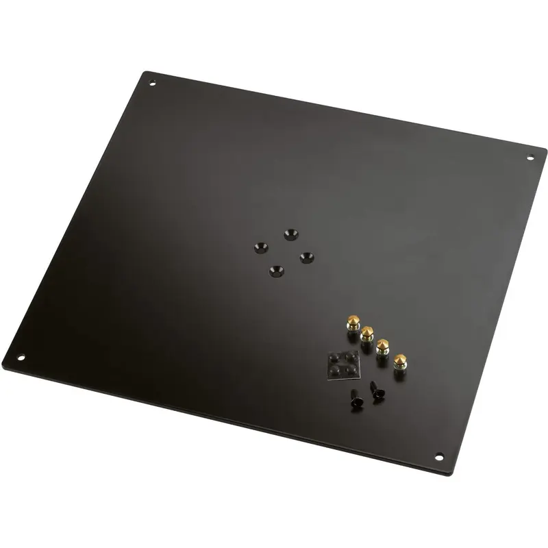 K&M 26792.042.56 Bearing Plate for Monitors - 16.535 x 0.197 x 14.961 Inch - Structured Black
