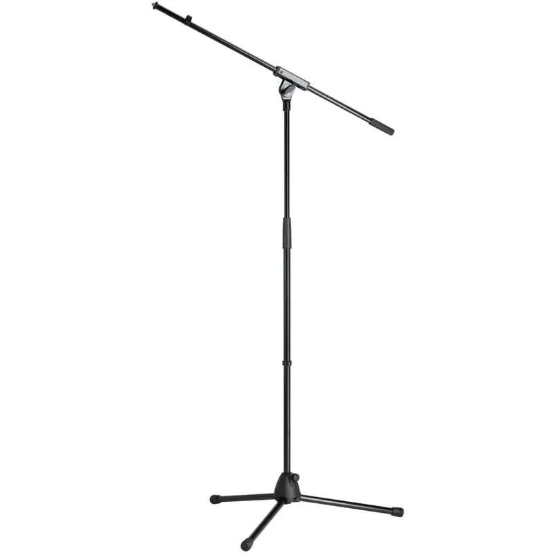 K&M 27105.500.55 Microphone Stand with Boom Arm - Black