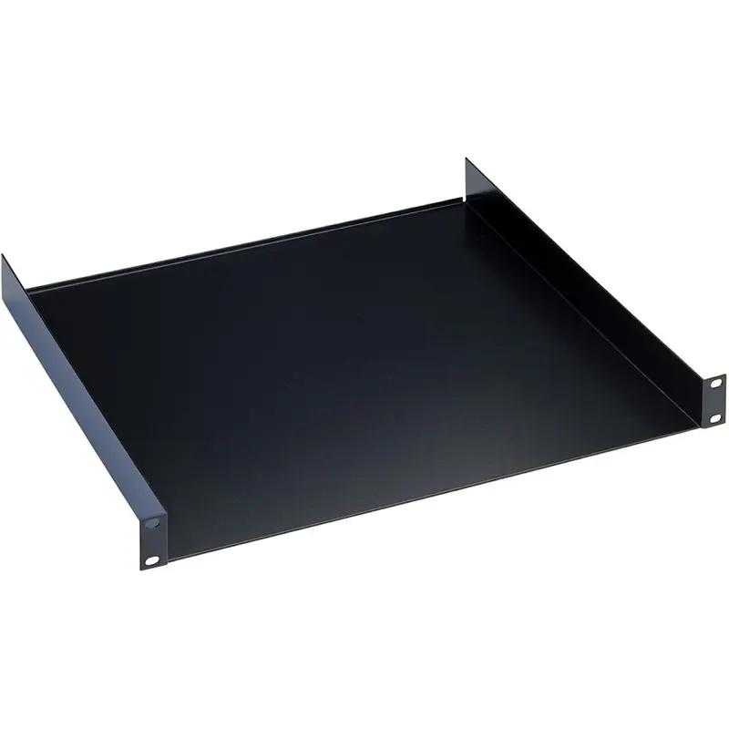 K&M 28481.070.55 Rack Shelf - 1 Space - 19 x 14.961 Inch - Black