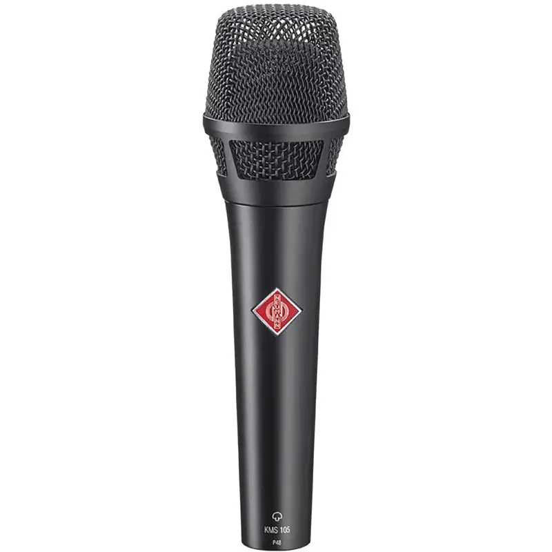 Neumann KMS-105-BK K 105 Capsule Supercardioid Handheld Microphone with KMS Pouch / SG 105 - Black