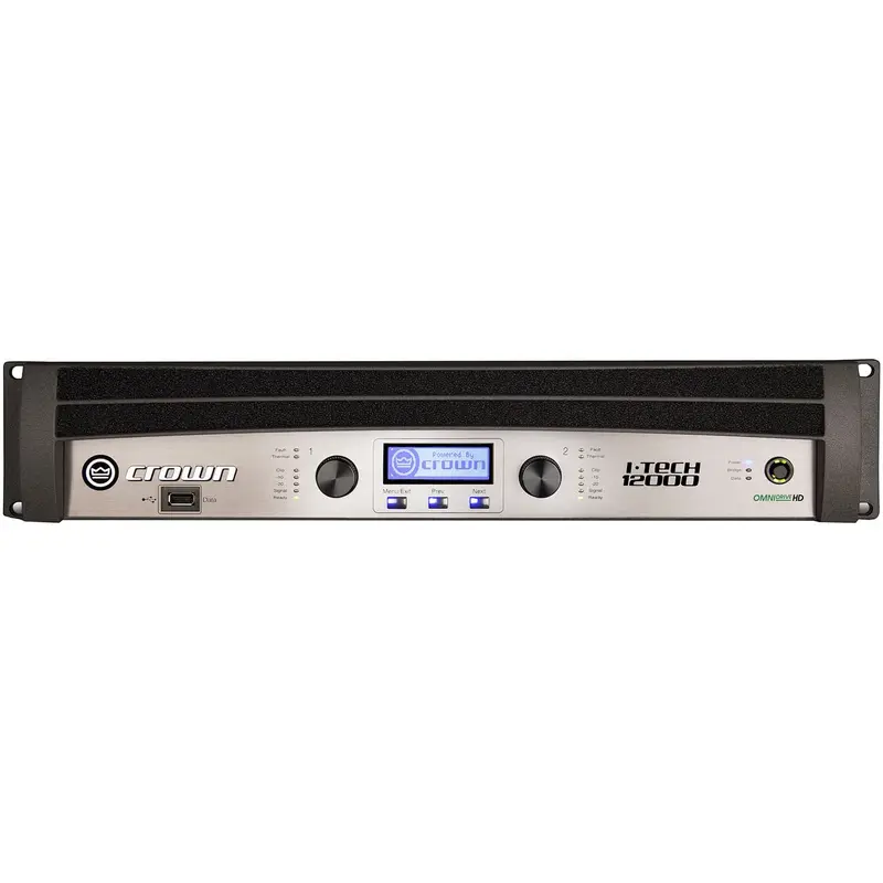 Crown IT12000HD 2 Channel 4500 Watt 4 Ohm Power Amplifier