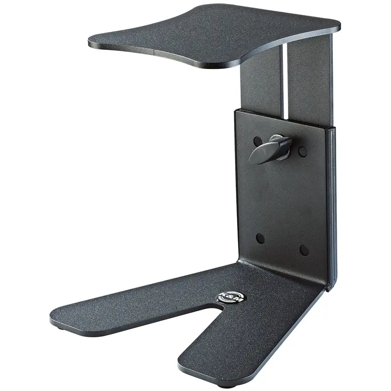 K&M 26772.000.56 Table Monitor Stand - Support Tray 5.906 x 6.693 Inch - Structured Black