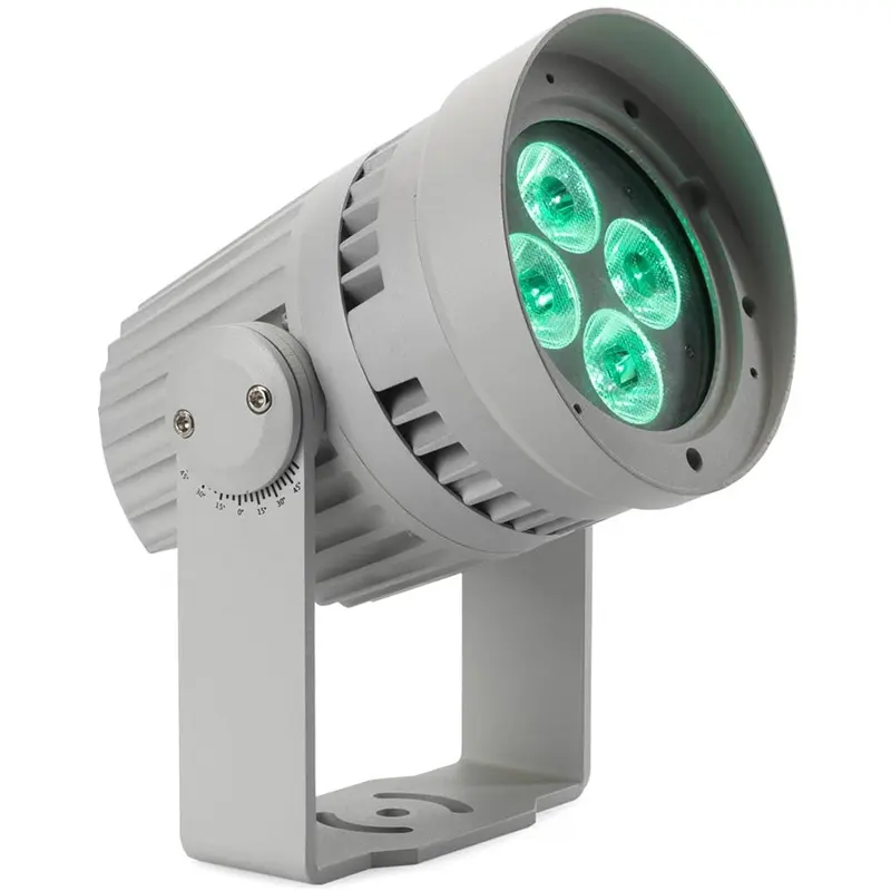 Martin Exterior Wash 110 RGBW Color Mixing Wash Light - 10 Degree - EU / European Version - Aluminum