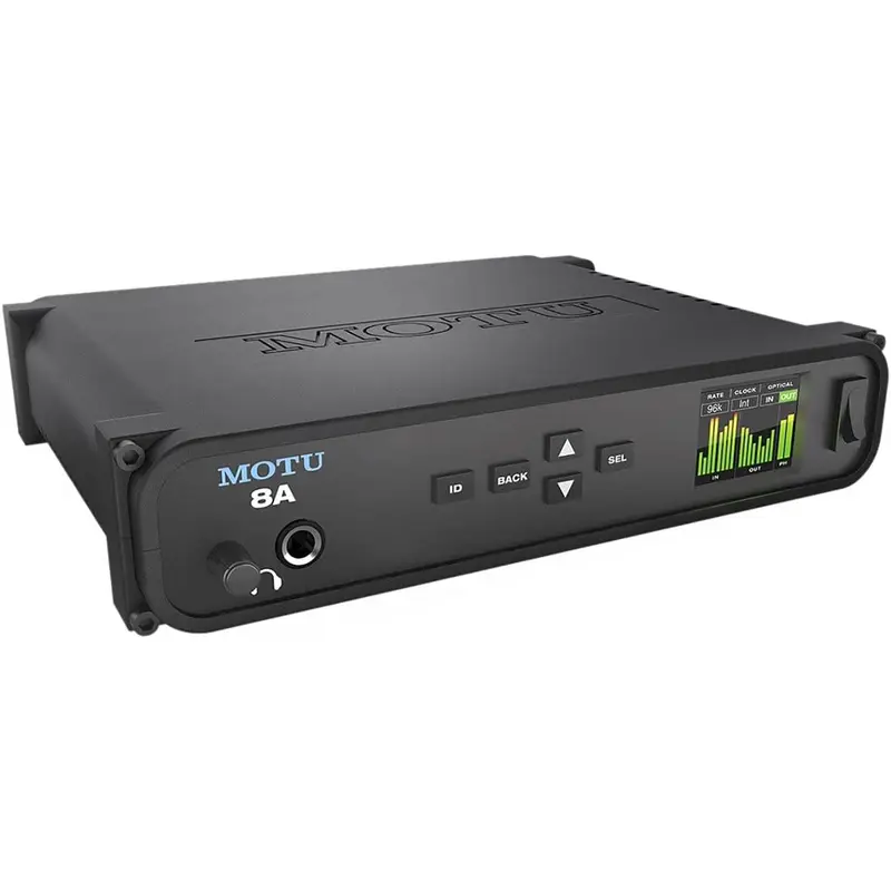 MOTU 8A Thunderbolt / USB3 / AVB Ethernet Audio Interface with DSP and Mixing
