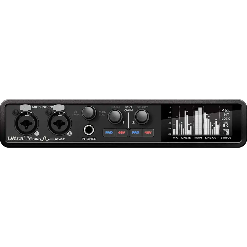 MOTU Ultralite Mk5 18x22 USB Audio Interface with DSP / Mixing and Effects
