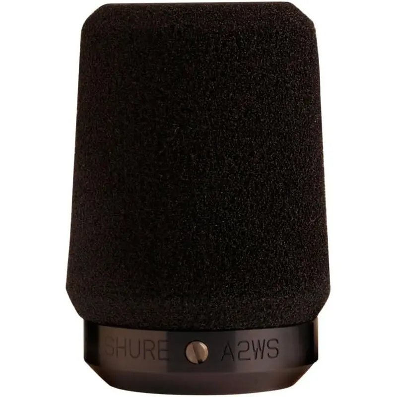 Shure A2WS Locking Foam Windscreen for 545 Series SM57 - Black