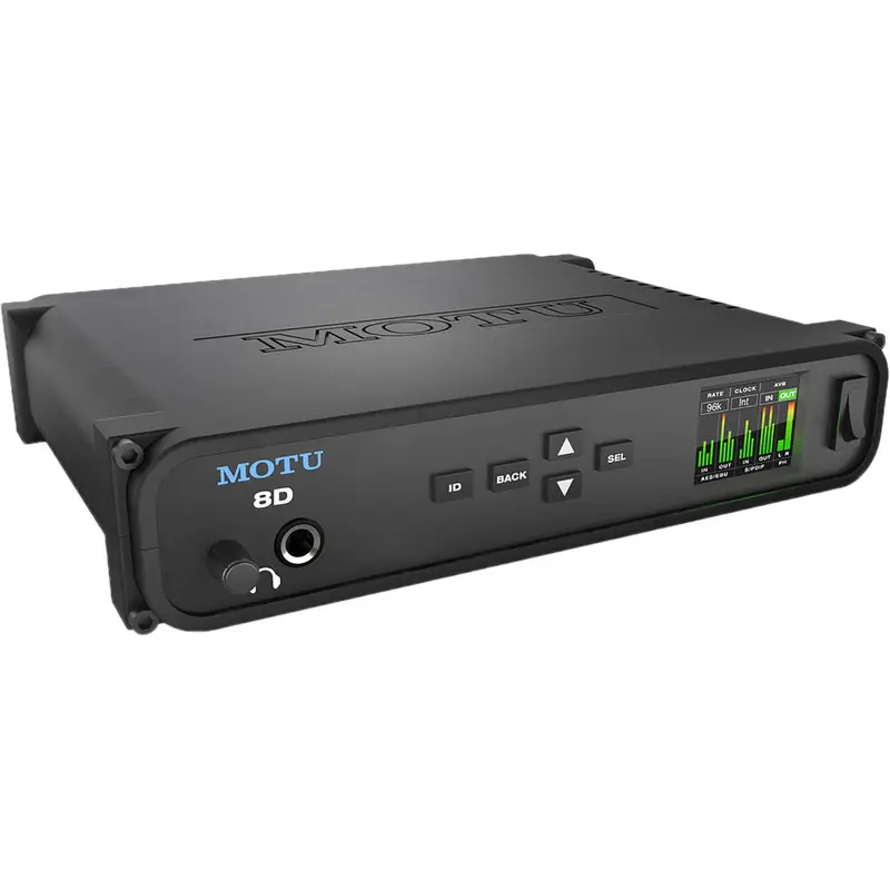 MOTU 8D AES and SPDIF USB-2 / AVB Ethernet Audio Interface with DSP and Mixing