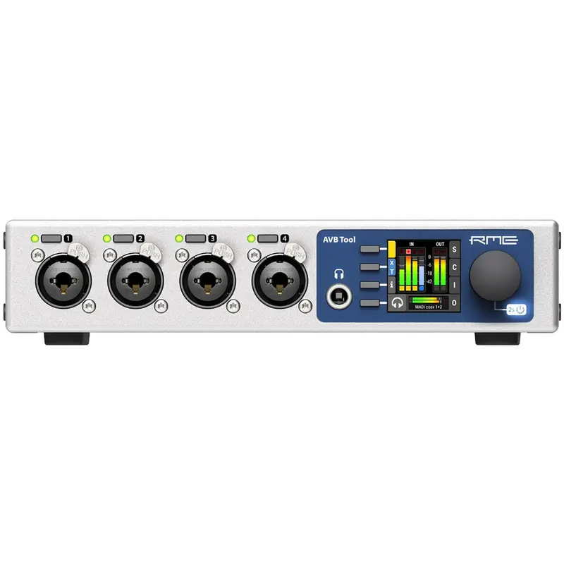 RME AVB-TOOL MADI to AVB Converter with 4 Mic/Line/Instrument Inputs