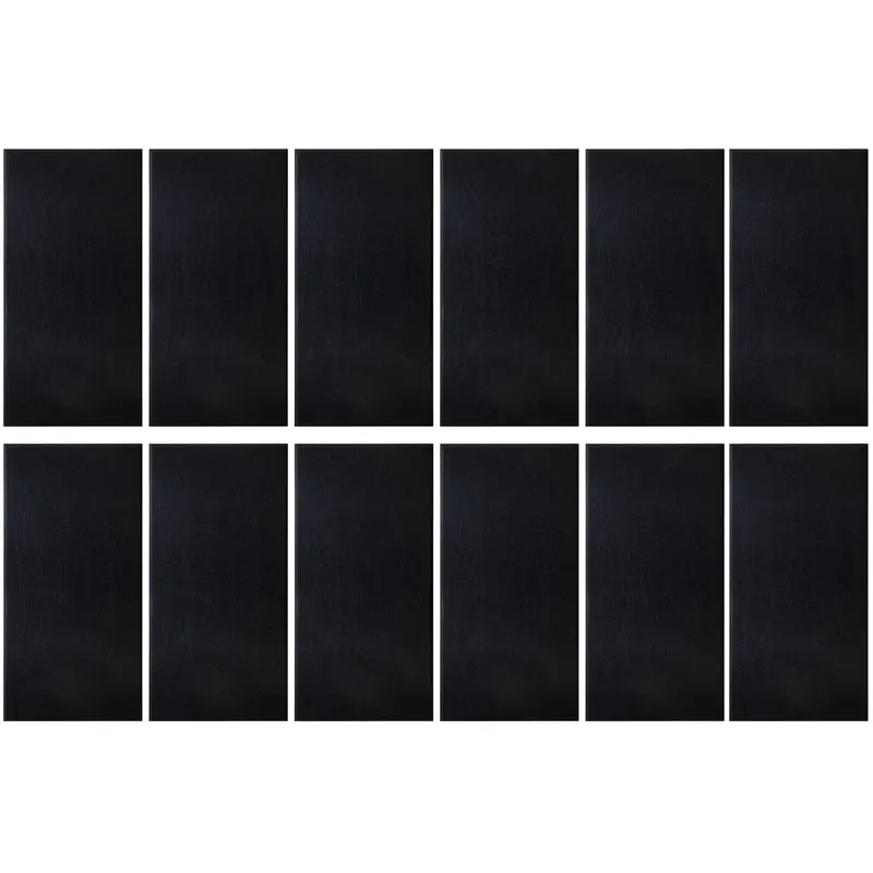 Primacoustic E121-1224-20 EcoScapes Beveled 12 x 24 x 1 Inch Acoustic Panel - Onyx - 12 Pack