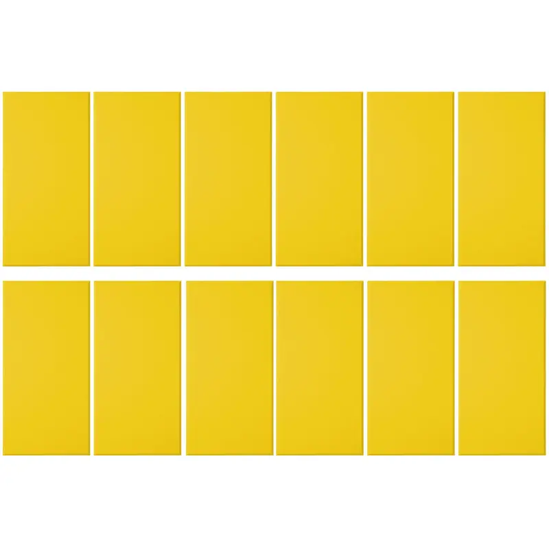 Primacoustic E121-1224-27 EcoScapes Beveled 12 x 24 x 1 Inch Acoustic Panel - Citrus - 12 Pack