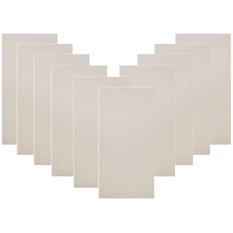 Primacoustic E121-2448-22 EcoScapes Beveled 24 x 48 x 1 Inch Acoustic Panel - Ivory - 10 Pack