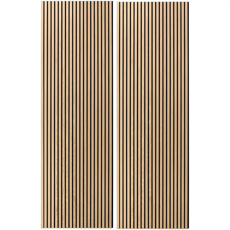 Primacoustic E220-2496-53 EcoScapes Acoustic Panel 32 x 96 Inch Veneer Slat Panel - Pine - 2 Pack