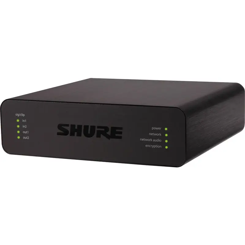 Shure ANI22-XLR 2 Channel In/2 Channel Out XLR Audio Network Interface with Dante
