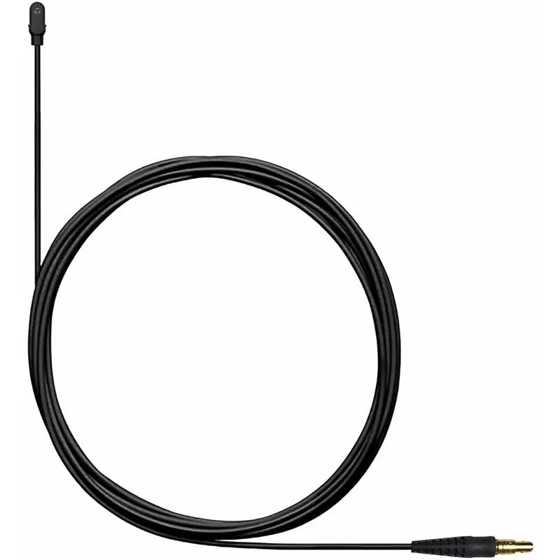 Shure DL4B/O-LM1-A DuraPlex Omnidirectional Lavalier Microphone with 1-Pin LEMO Connector - Black