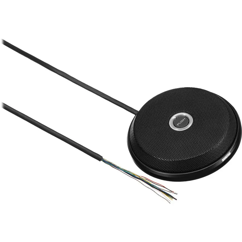 Shure MX396/C-TRI Microflex Tri-Element Condenser Microphone - Back Cable Exit / Open Cable Ends