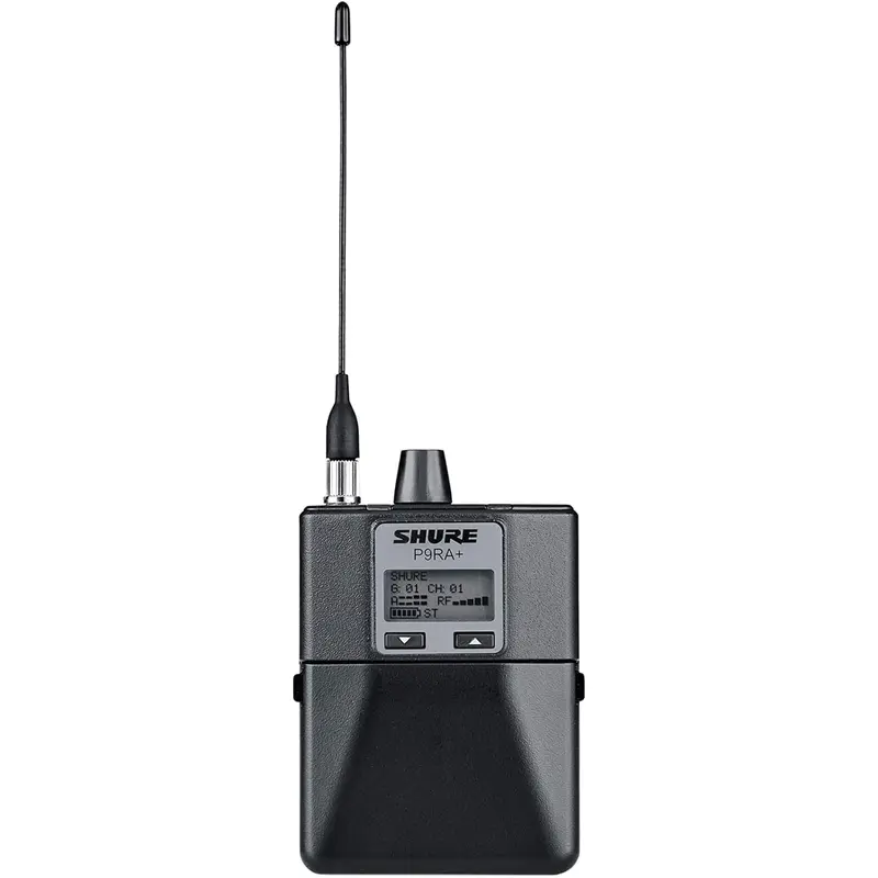 Shure P9RA+=-G6 Rechargeable Bodypack Receiver for Shure PSM900 Personal Monitor System - G6 Band