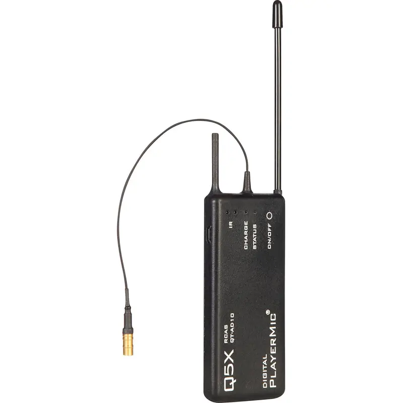 Shure QTAD10P=-K55 AD10P PlayerMic Transmitter - 606-694 MegaHertz