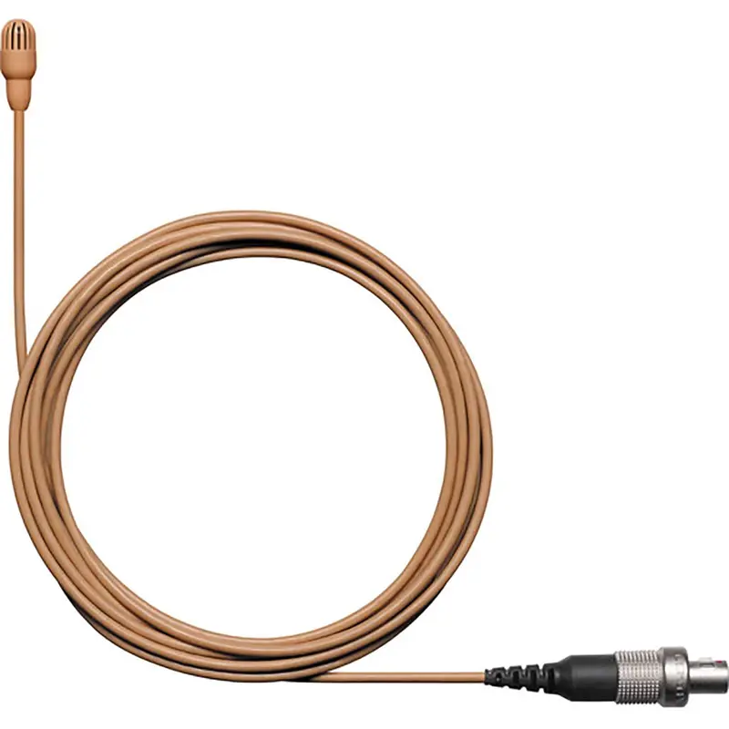 Shure TL45C/O-LEMO TwinPlex Subminiature Omnidirectional Lavalier Microphone - Cocoa