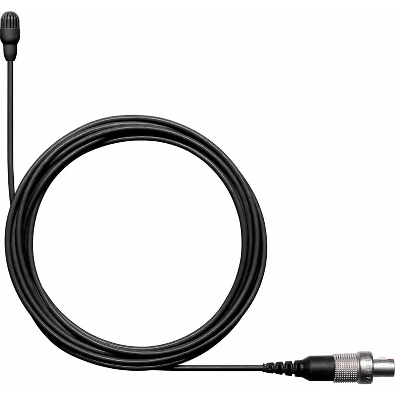 Shure TL47B/O-LEMO TwinPlex Subminiature Omnidirectional Lavalier Microphone with LEMO3 Plug - Black